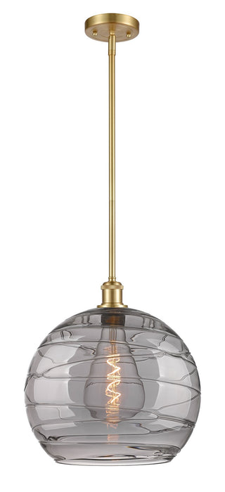 Innovations 516-1S-SG-G1213-14SM One Light Pendant, Satin Gold