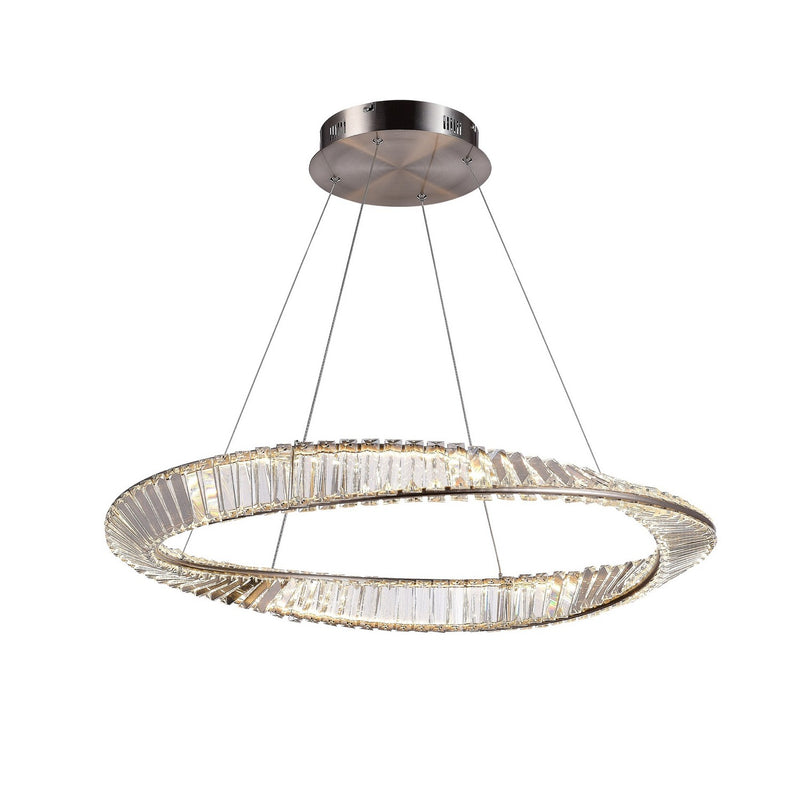Artcraft AC6721SN LED Pendant, Satin Nickel