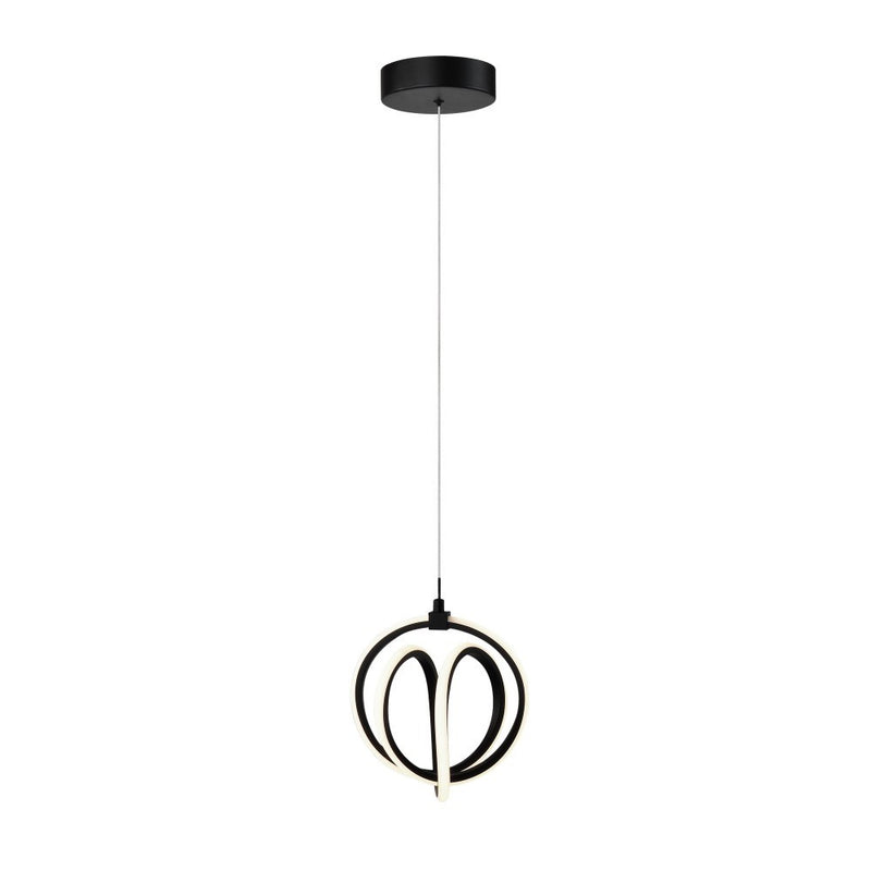 Artcraft AC6730BK LED Pendant, Black