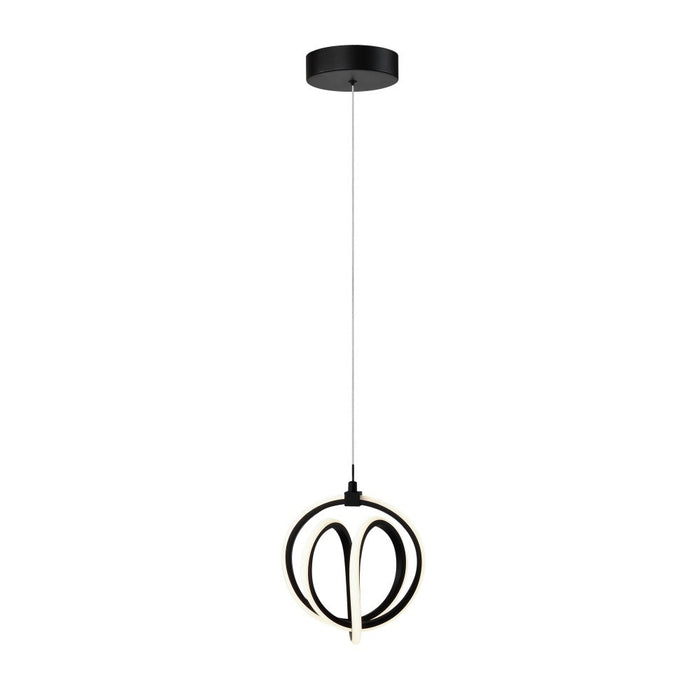 Artcraft AC6730BK LED Pendant, Black
