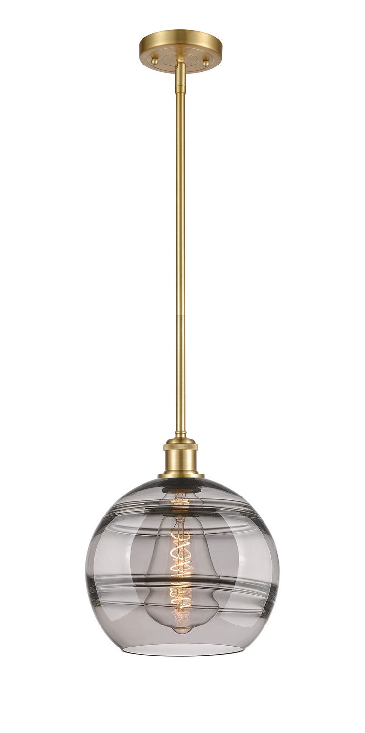 Innovations 516-1S-SG-G556-10SM One Light Mini Pendant, Satin Gold
