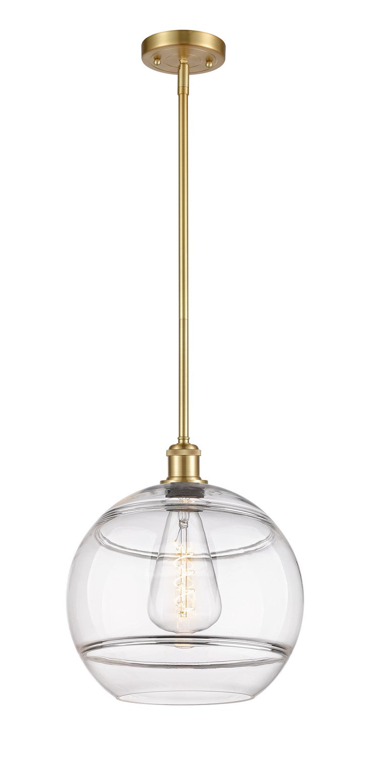 Innovations 516-1S-SG-G556-12CL One Light Mini Pendant, Satin Gold