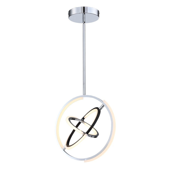 Artcraft AC6740PN LED Pendant, Polished Nickel
