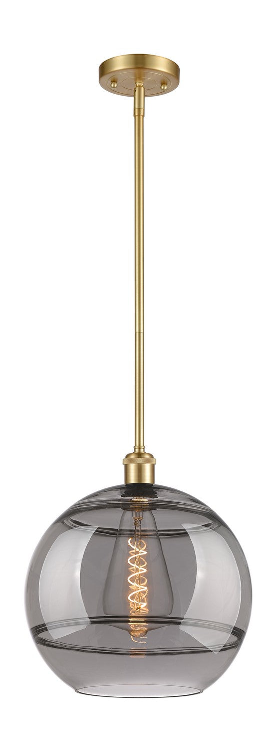 Innovations 516-1S-SG-G556-12SM One Light Mini Pendant, Satin Gold