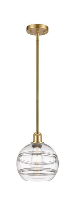 Innovations 516-1S-SG-G556-8CL One Light Mini Pendant, Satin Gold