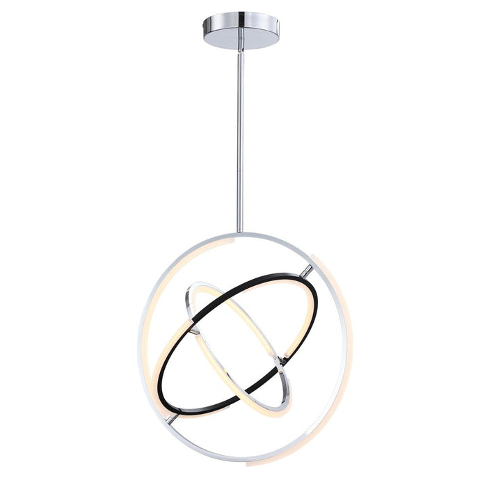 Artcraft AC6741PN LED Pendant, Polished Nickel