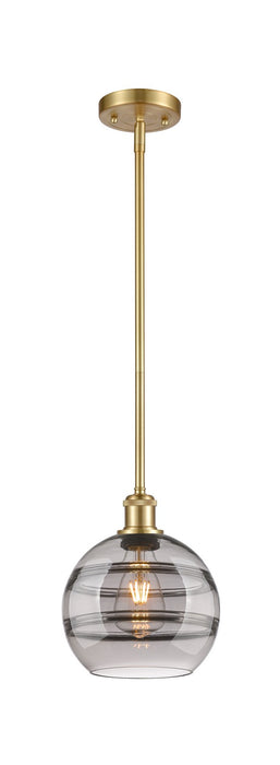 Innovations 516-1S-SG-G556-8SM One Light Mini Pendant, Satin Gold