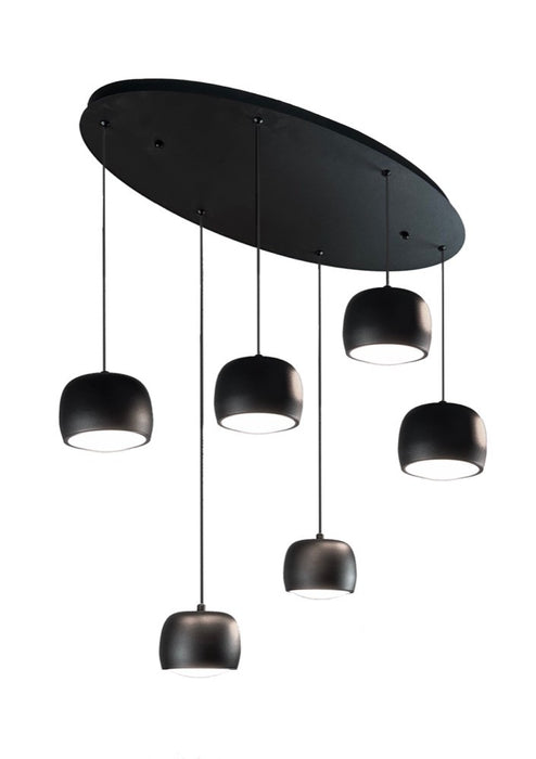 Artcraft AC6786BK LED Pendant, Black