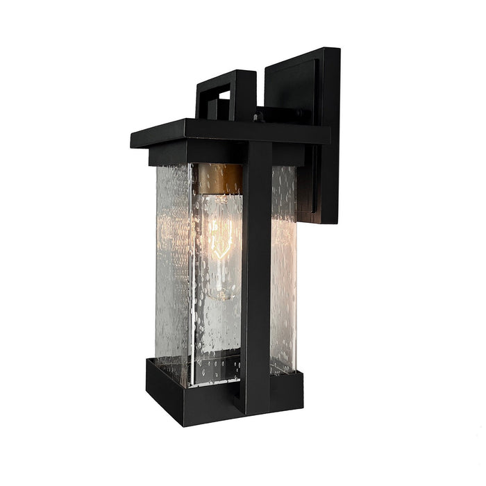 Artcraft AC8022BK Outdoor Wall Sconce, Matte Black