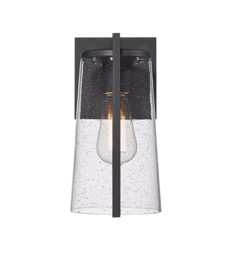 Artcraft AC8820BK One Light Outdoor Wall Sconce, Black