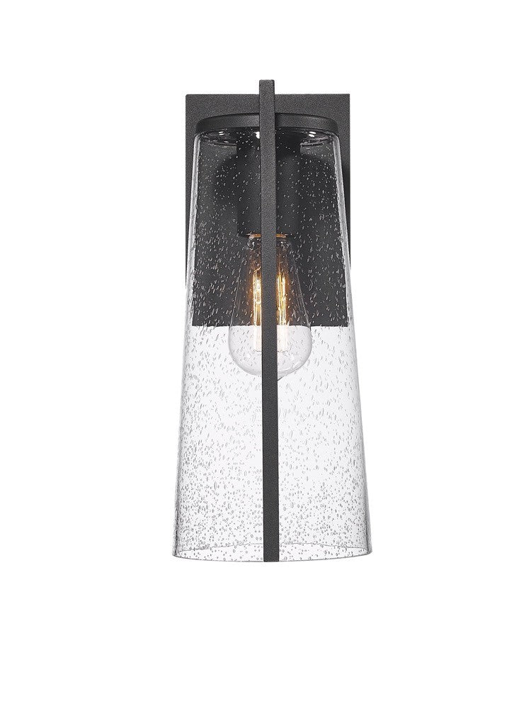Artcraft AC8821BK One Light Outdoor Wall Sconce, Black