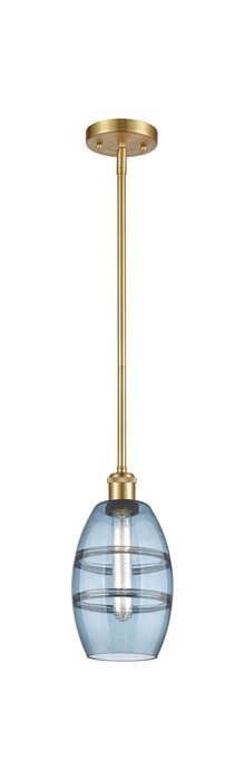 Innovations 516-1S-SG-G557-6BL One Light Mini Pendant, Satin Gold