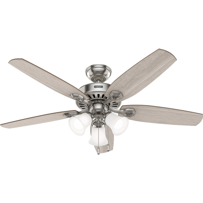 Hunter 52729 52" Ceiling Fan, Brushed Nickel