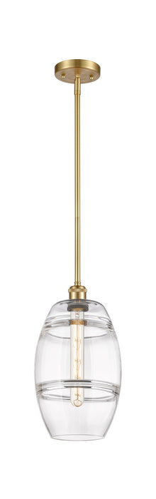 Innovations 516-1S-SG-G557-8CL One Light Mini Pendant, Satin Gold