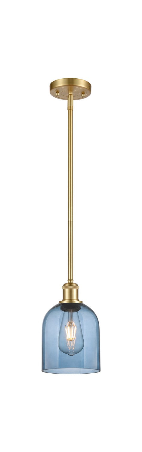 Innovations 516-1S-SG-G558-6BL One Light Mini Pendant, Satin Gold