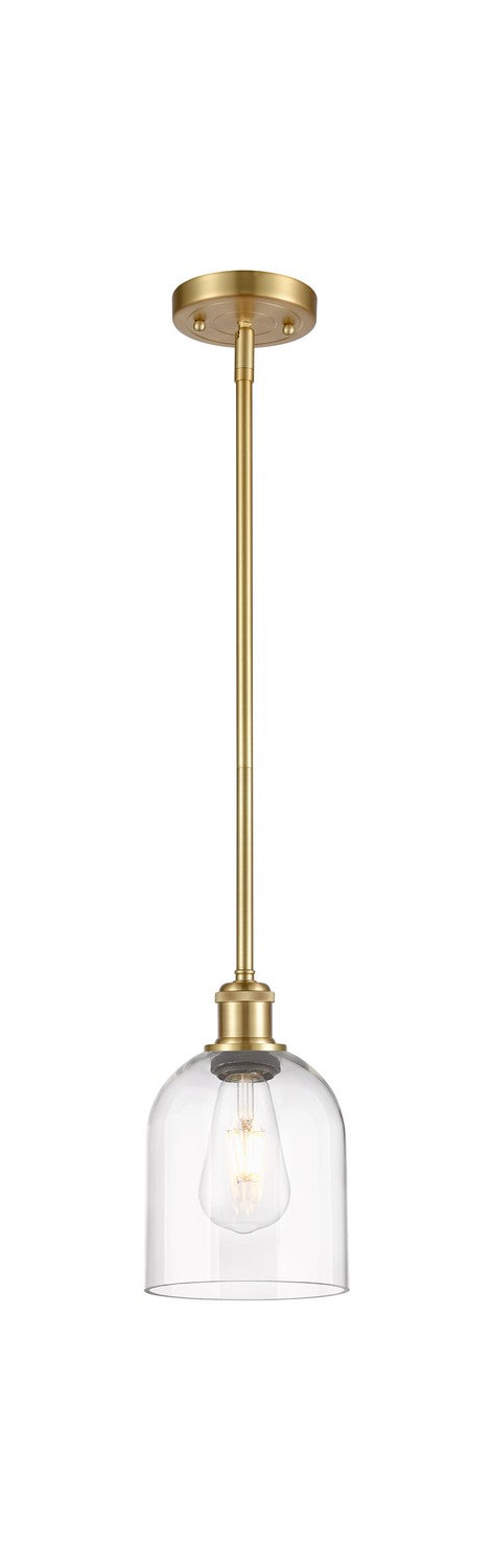 Innovations 516-1S-SG-G558-6CL One Light Mini Pendant, Satin Gold