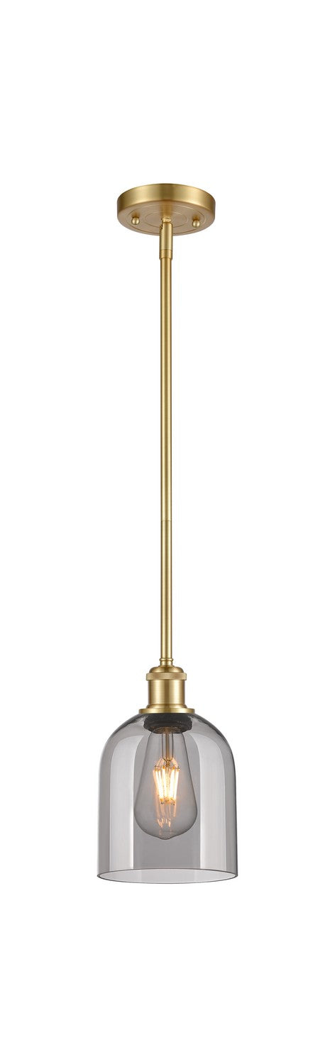 Innovations 516-1S-SG-G558-6SM One Light Mini Pendant, Satin Gold