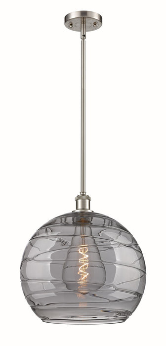 Innovations 516-1S-SN-G1213-14SM One Light Pendant, Brushed Satin Nickel