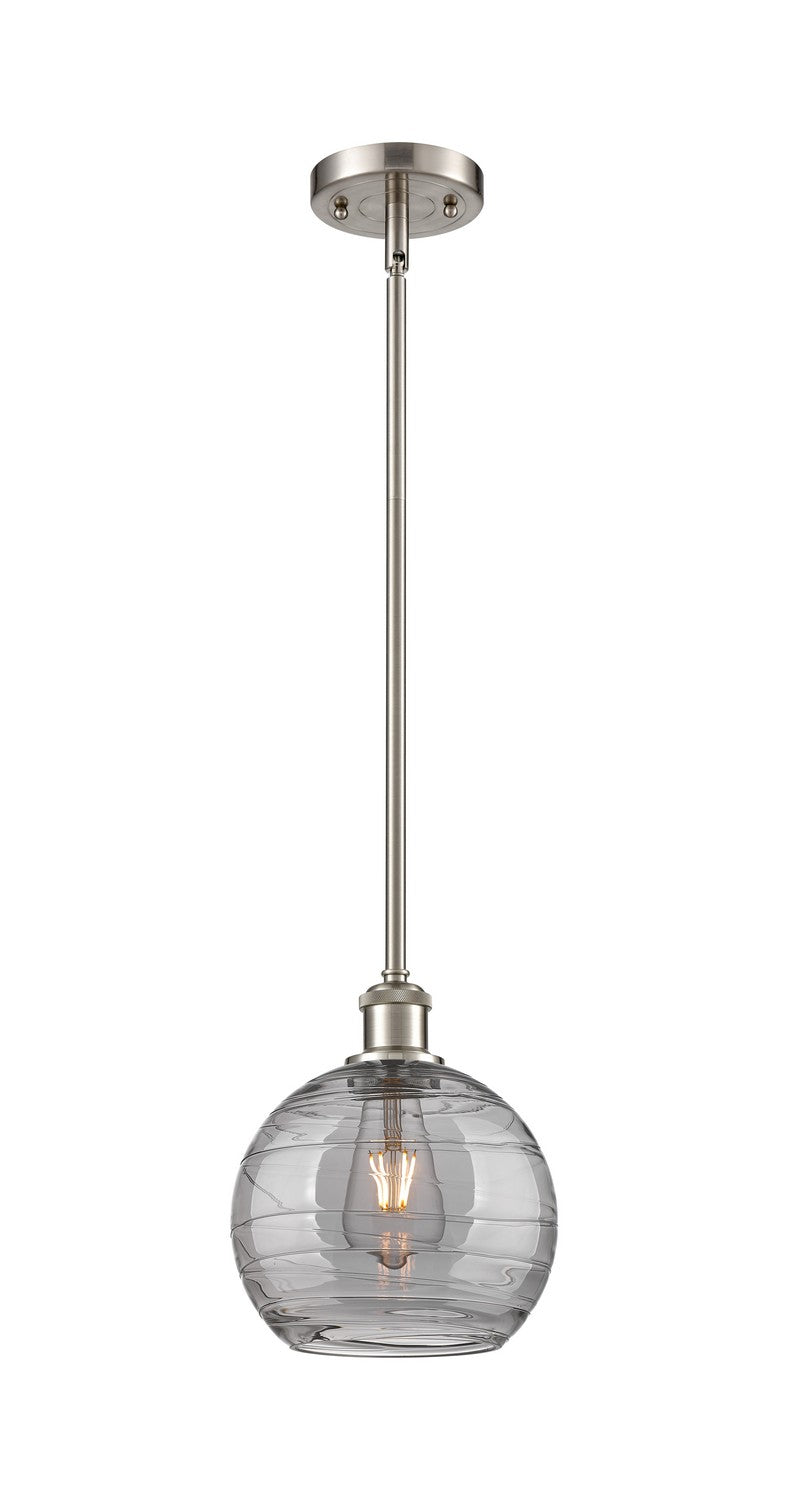 Innovations 516-1S-SN-G1213-8SM One Light Mini Pendant, Brushed Satin Nickel