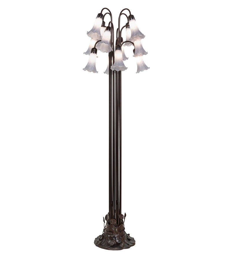 Meyda Tiffany 251696 12 Light Floor Lamp, Mahogany Bronze