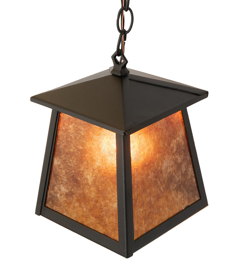 Meyda Tiffany 267958 One Light Mini Pendant, Textured Black