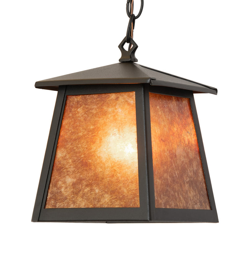 Meyda Tiffany 267958 One Light Mini Pendant, Textured Black