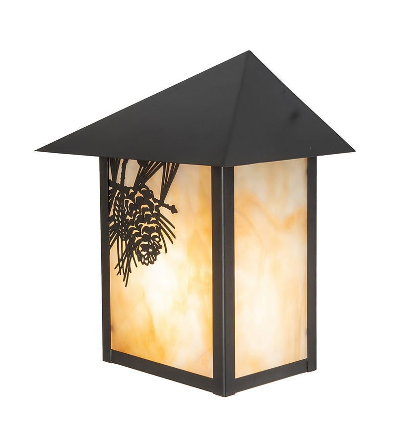 Meyda Tiffany 41235 One Light Wall Sconce, Craftsman Brown