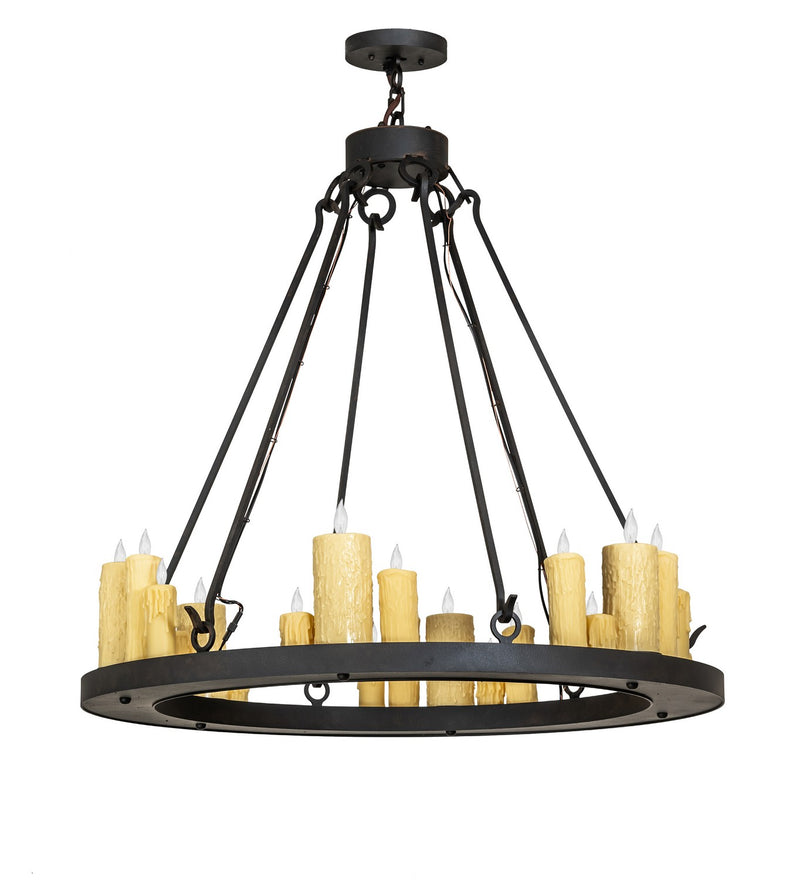Meyda Tiffany 260328 24 Light Chandelier, Chestnut