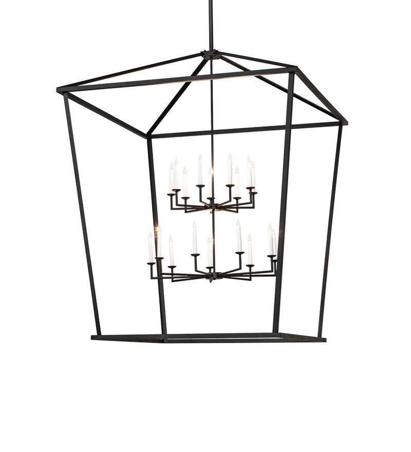 Meyda Tiffany 261239 18 Light Pendant, Textured Black