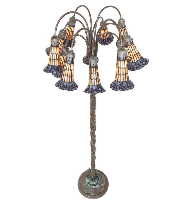Meyda Tiffany 262125 12 Light Floor Lamp, Verdigris,Bronze