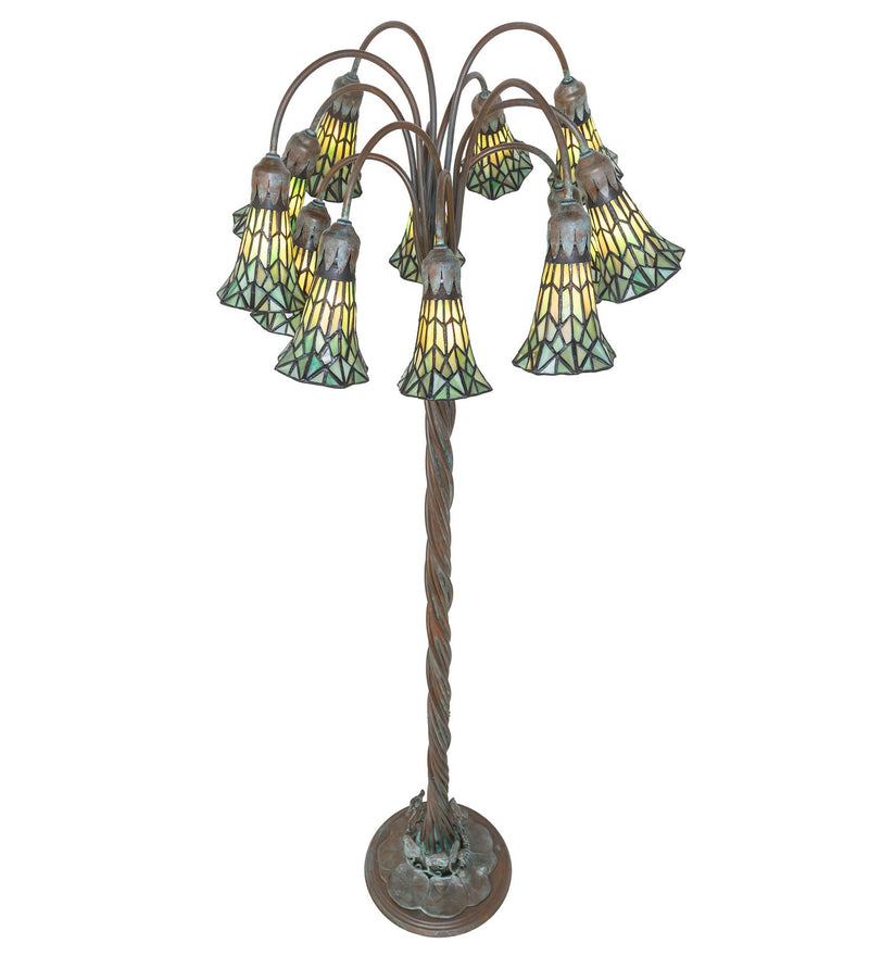 Meyda Tiffany 262126 12 Light Floor Lamp, Bronze