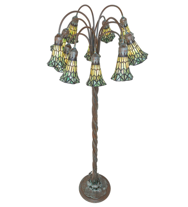 Meyda Tiffany 262126 12 Light Floor Lamp, Bronze