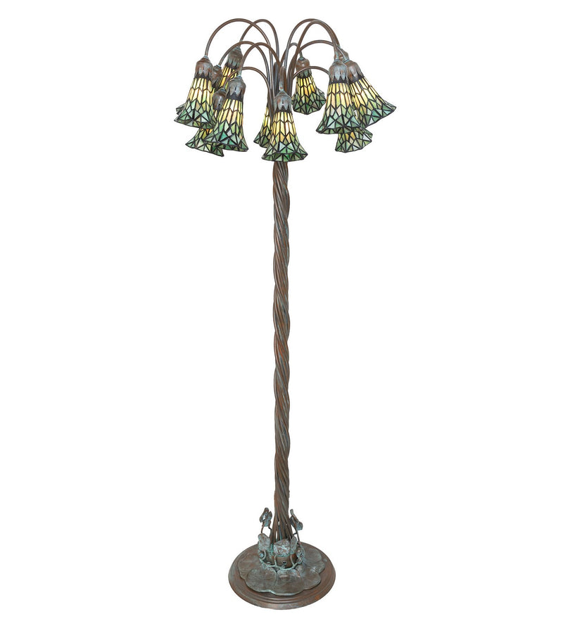 Meyda Tiffany 262126 12 Light Floor Lamp, Bronze