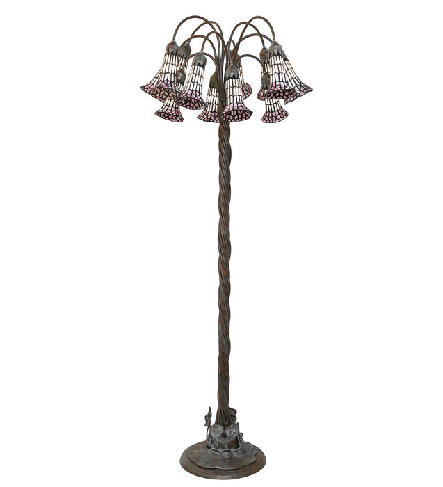 Meyda Tiffany 262128 12 Light Floor Lamp, Bronze