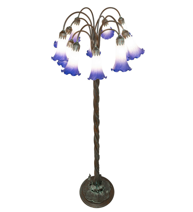 Meyda Tiffany 262131 12 Light Floor Lamp, Bronze