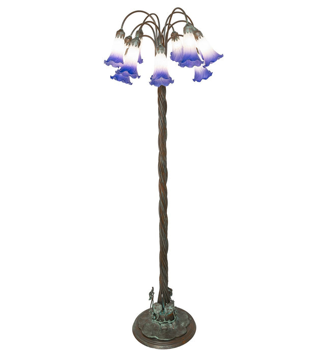 Meyda Tiffany 262131 12 Light Floor Lamp, Bronze