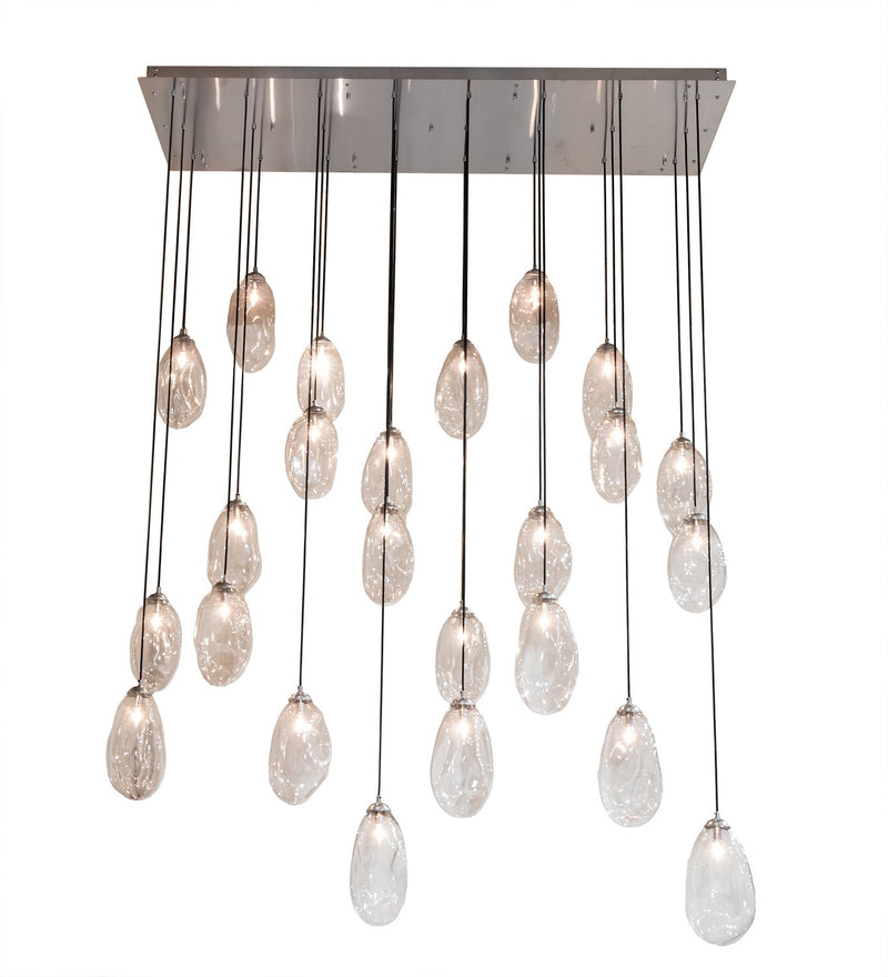 Meyda Tiffany 263357 LED Pendant, Brushed Stainless Steel