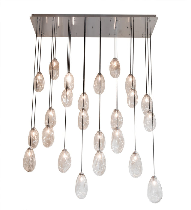 Meyda Tiffany 263357 LED Pendant, Brushed Stainless Steel