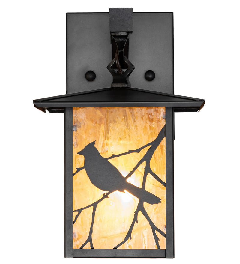 Meyda Tiffany 264247 One Light Wall Sconce, Craftsman Brown