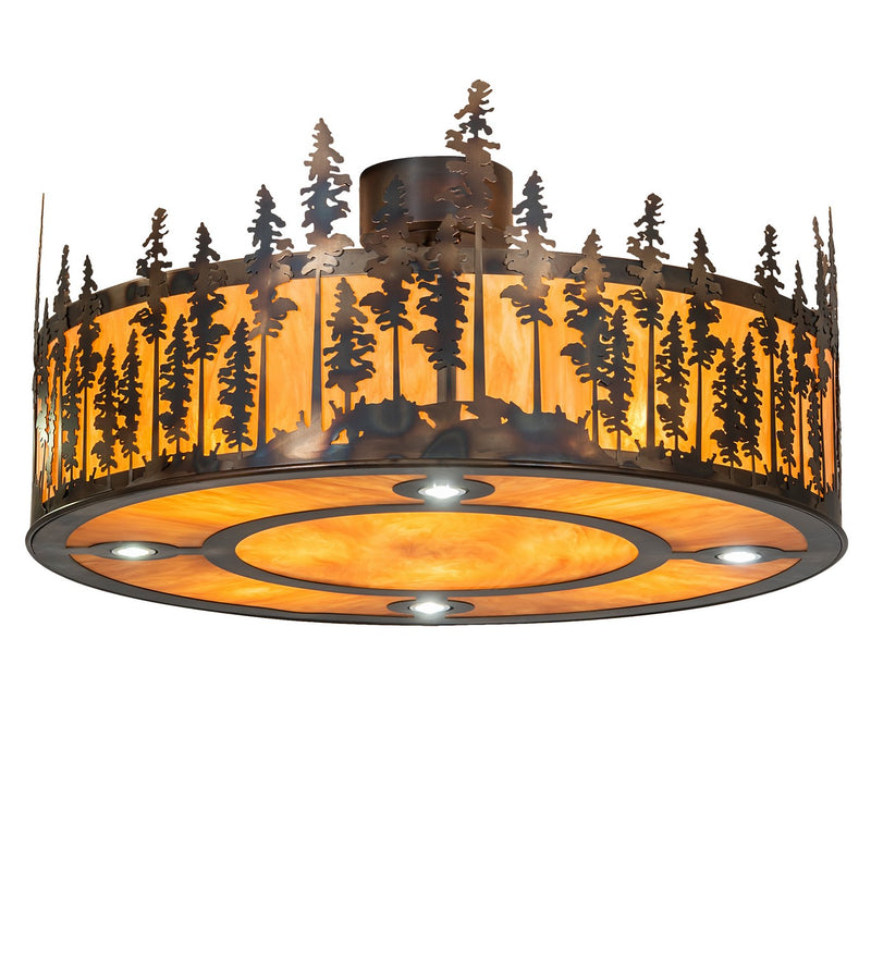 Meyda Tiffany 265345 LED Pendant, Light Burnished Antique Copper