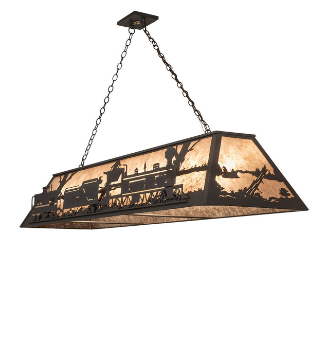 Meyda Tiffany 265807 11 Light Pendant, Old Wrought Iron