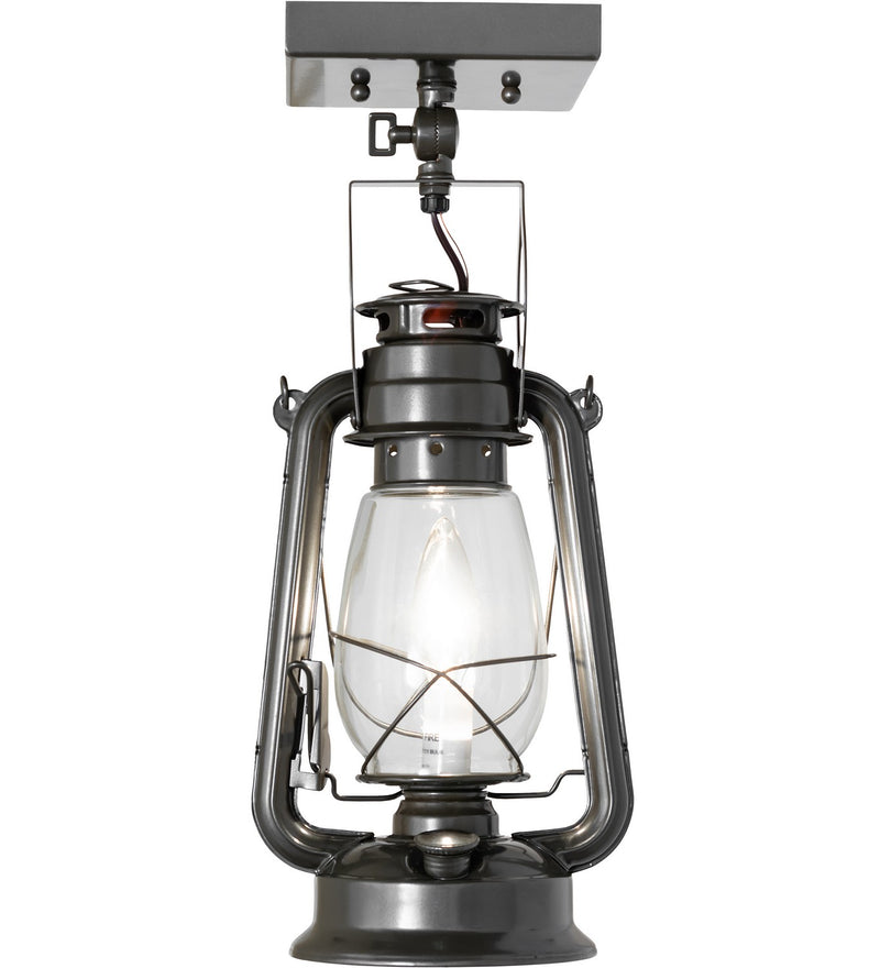 Meyda Tiffany 266368 One Light Flushmount, Exterior Oil Rubbed Bronze