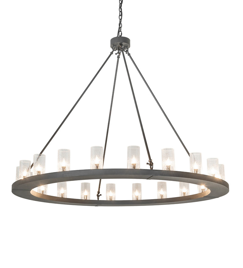 Meyda Tiffany 266803 20 Light Chandelier, Charred Iron