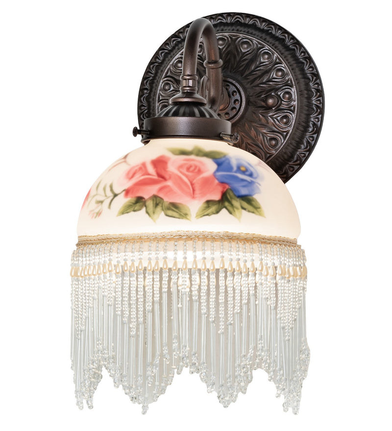 Meyda Tiffany 267379 One Light Wall Sconce, Mahogany Bronze