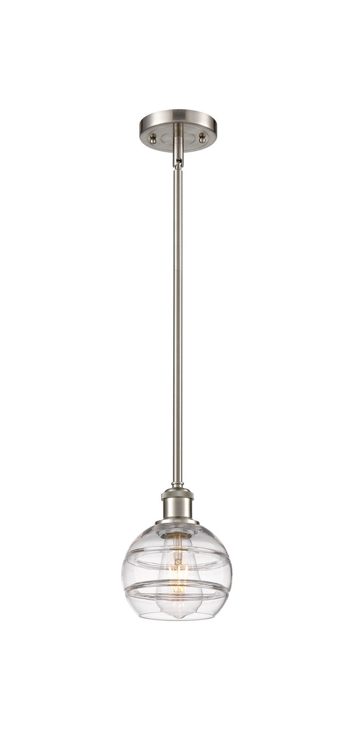 Innovations 516-1S-SN-G556-6CL One Light Mini Pendant, Brushed Satin Nickel