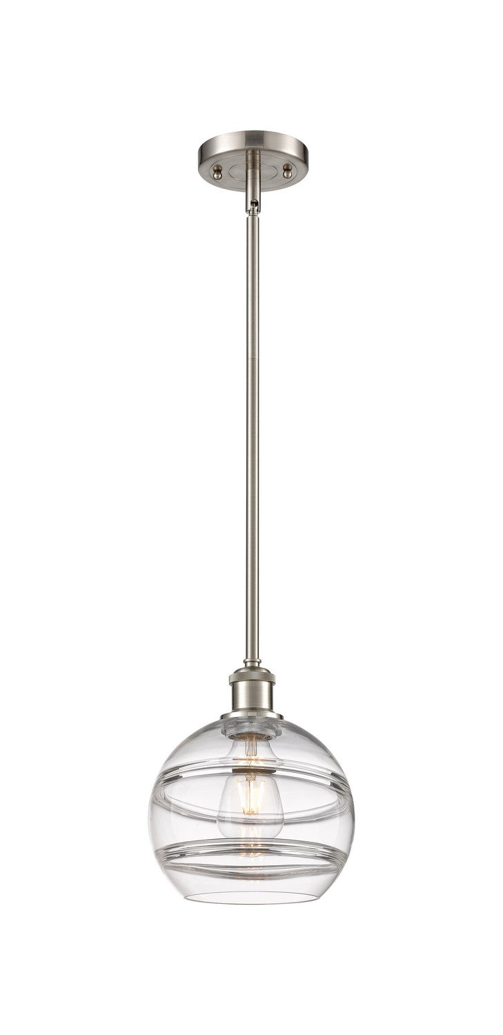 Innovations 516-1S-SN-G556-8CL One Light Mini Pendant, Brushed Satin Nickel