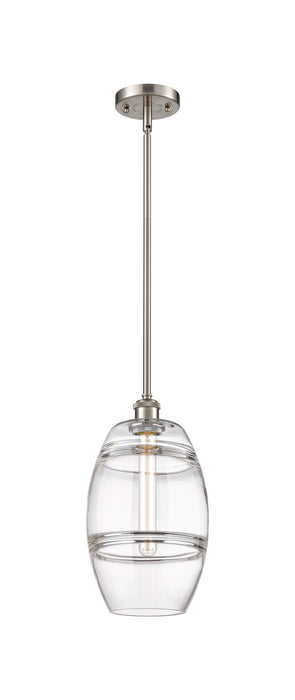 Innovations 516-1S-SN-G557-8CL One Light Mini Pendant, Brushed Satin Nickel