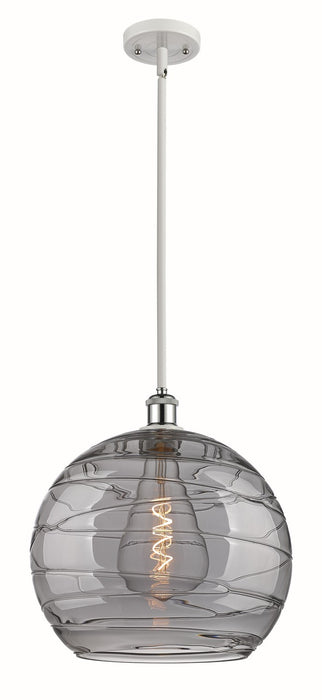 Innovations 516-1S-WPC-G1213-14SM One Light Pendant, White Polished Chrome