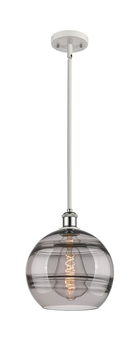 Innovations 516-1S-WPC-G556-10SM One Light Mini Pendant, White Polished Chrome