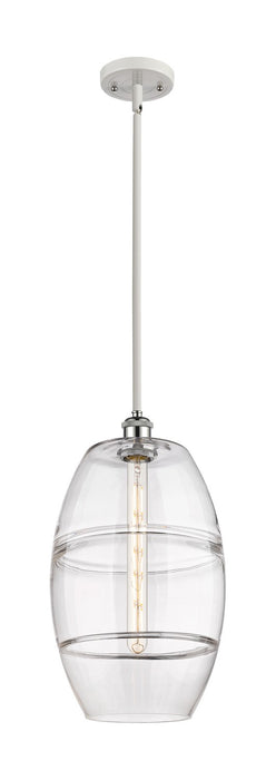 Innovations 516-1S-WPC-G557-10CL One Light Mini Pendant, White Polished Chrome